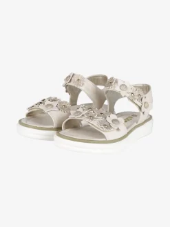 Asso Sandali da bambina con fiori e glitter