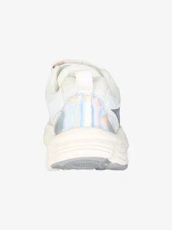 Asso Sneakers da ragazza con cinturino a strappo - bianco