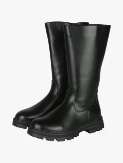 Asso Stivali minimal da ragazza con zip - nero