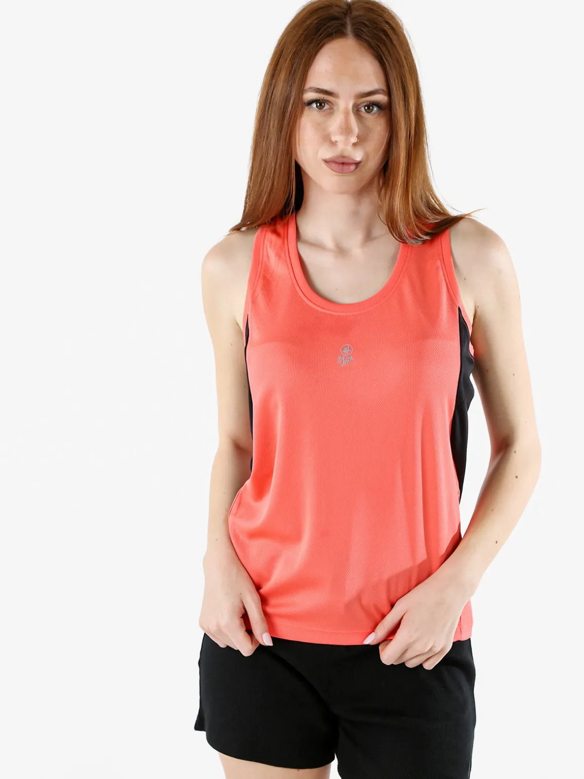 Athl Dpt Canotta sportiva da donna traspirante - arancione