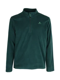 Athl Dpt Felpa da uomo mezza zip in micropile