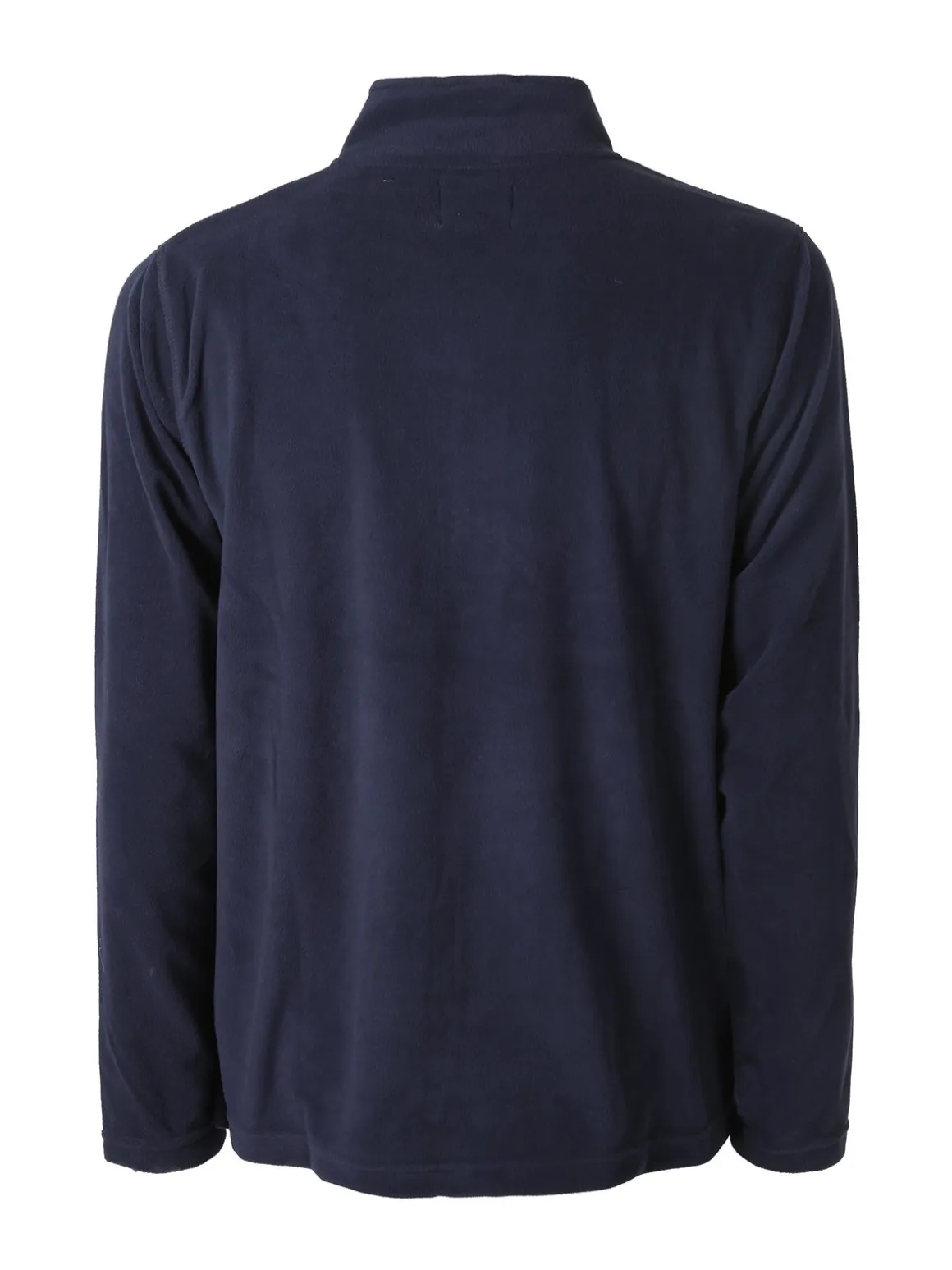 Athl Dpt Felpa da uomo mezza zip in micropile - blu scuro