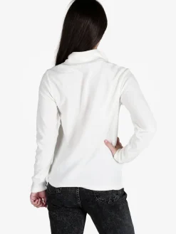 Athl Dpt Felpa donna in micropile mezza zip