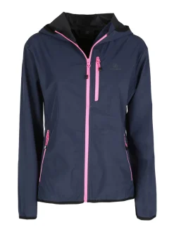 Athl Dpt Giacca a vento da donna con cappuccio e zip
