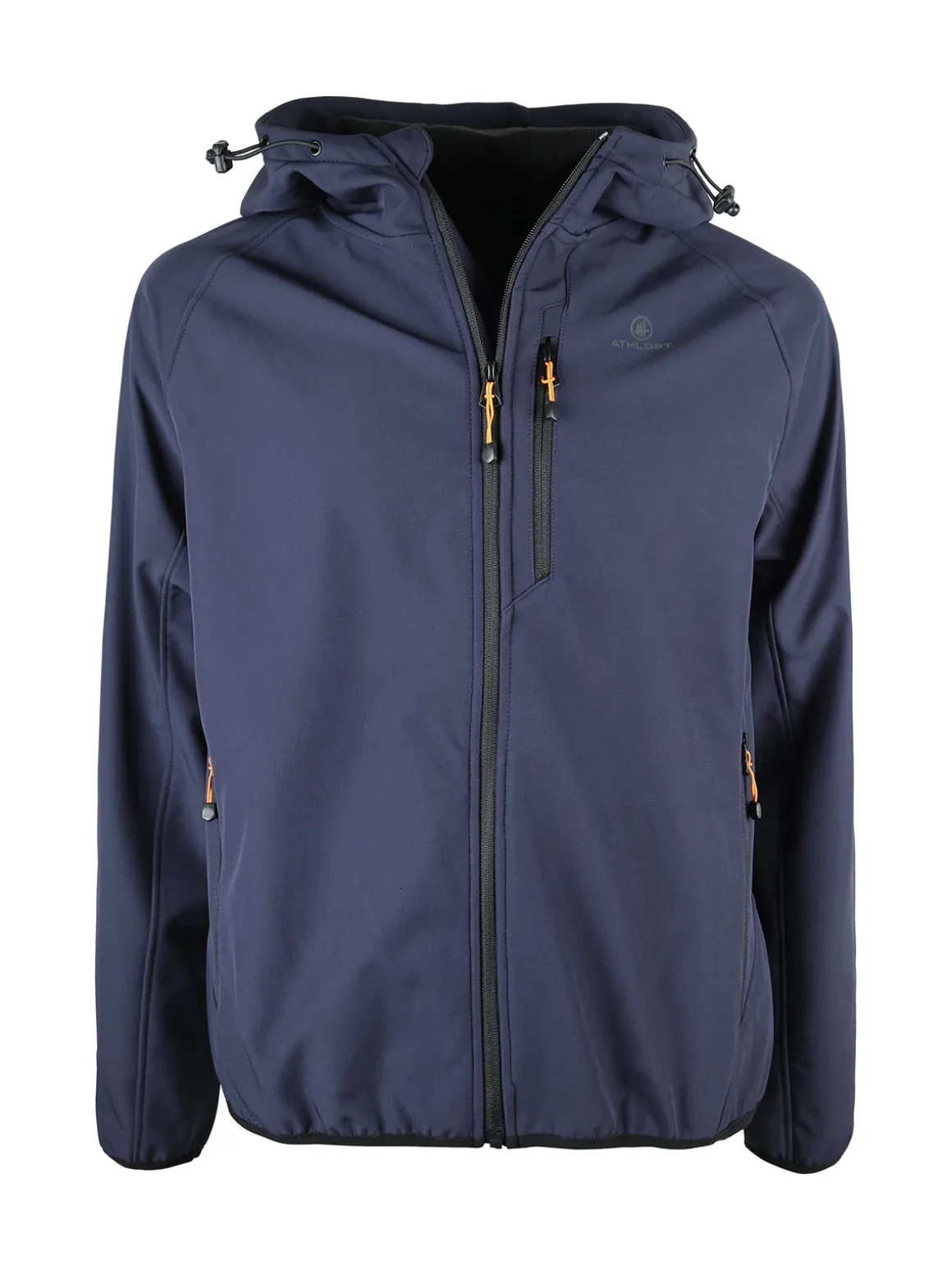 Athl Dpt Giacca da uomo impermeabile con cappuccio e zip