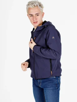 Athl Dpt Giacca da uomo impermeabile con cappuccio e zip