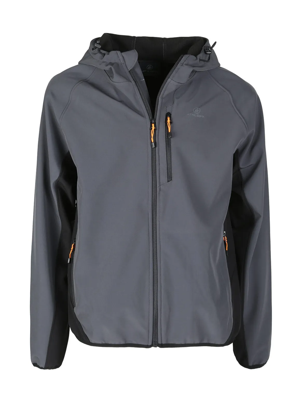 Athl Dpt Giacca da uomo impermeabile con cappuccio e zip