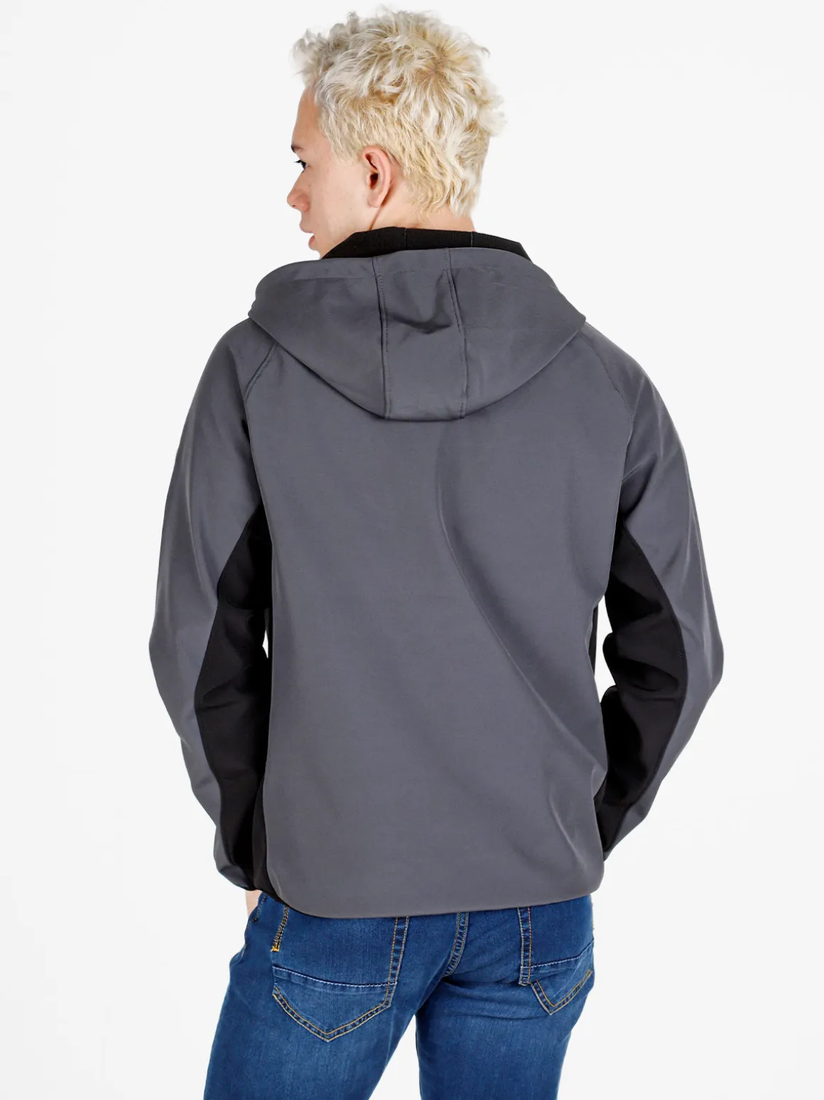Athl Dpt Giacca da uomo impermeabile con cappuccio e zip