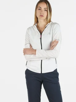 Athl Dpt Giacca running da donna con cappuccio