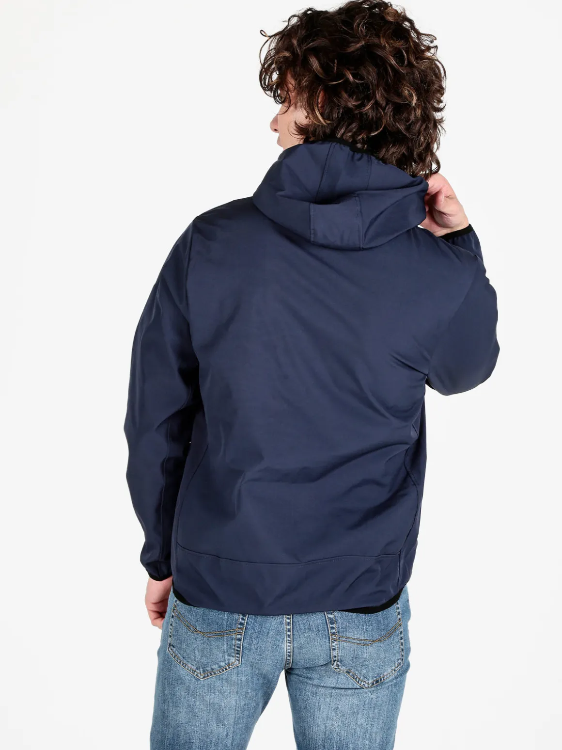 Athl Dpt Giacca sportiva da uomo impermeabile con cappuccio e zip