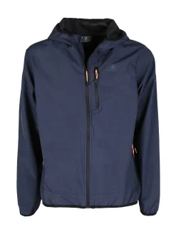 Athl Dpt Giacca sportiva da uomo impermeabile con cappuccio e zip
