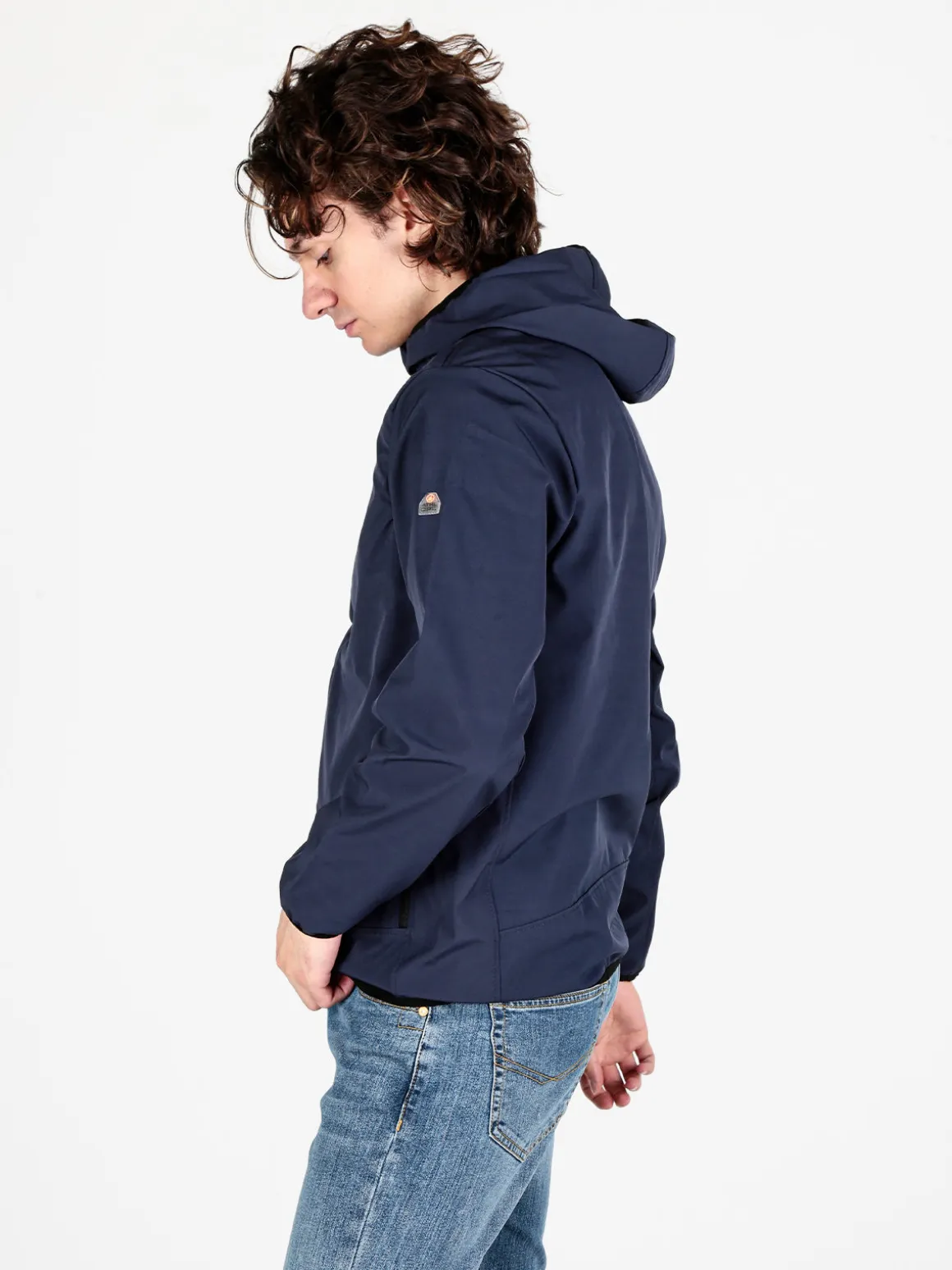 Athl Dpt Giacca sportiva da uomo impermeabile con cappuccio e zip