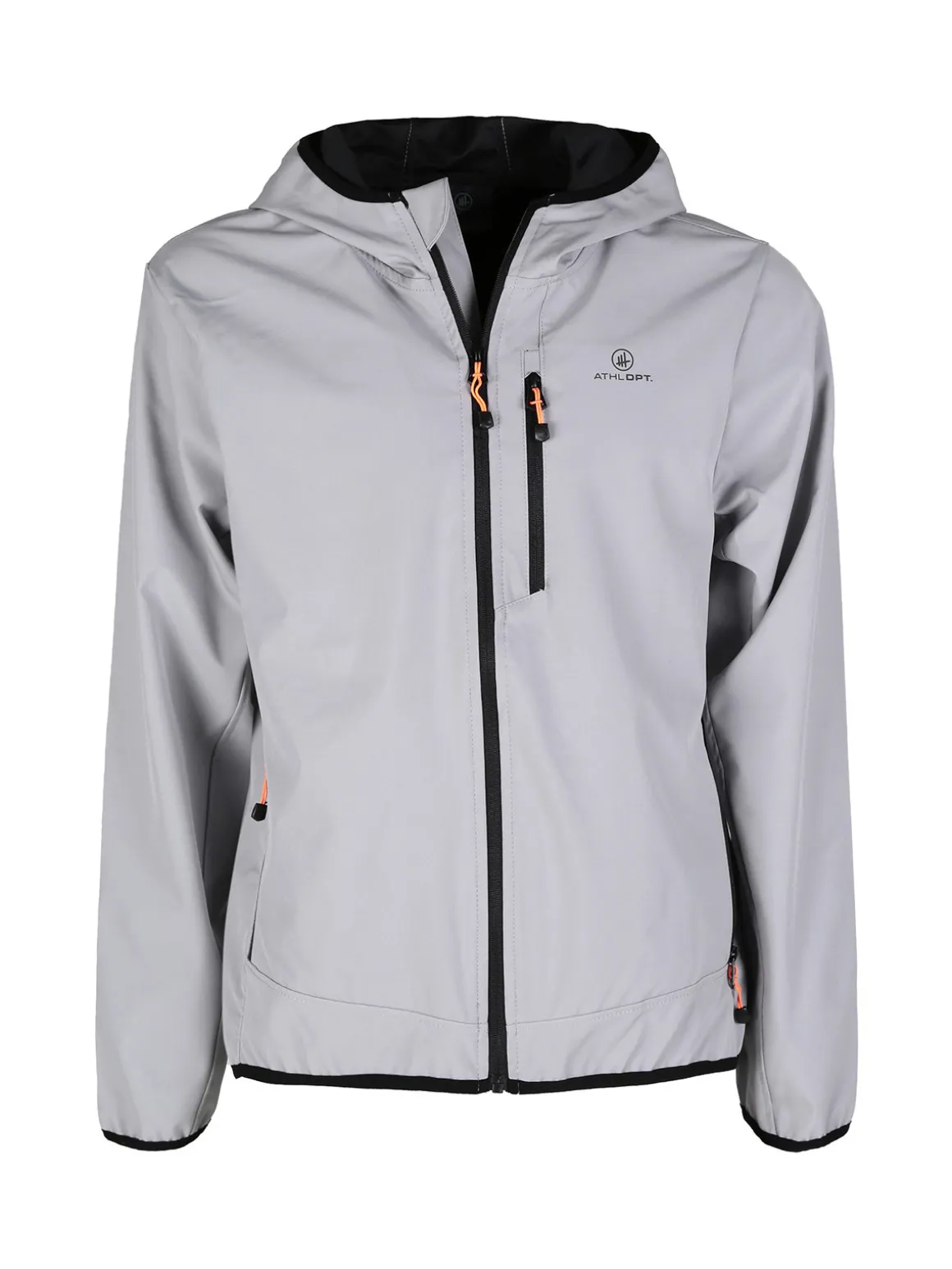 Athl Dpt Giacca sportiva da uomo impermeabile con cappuccio e zip