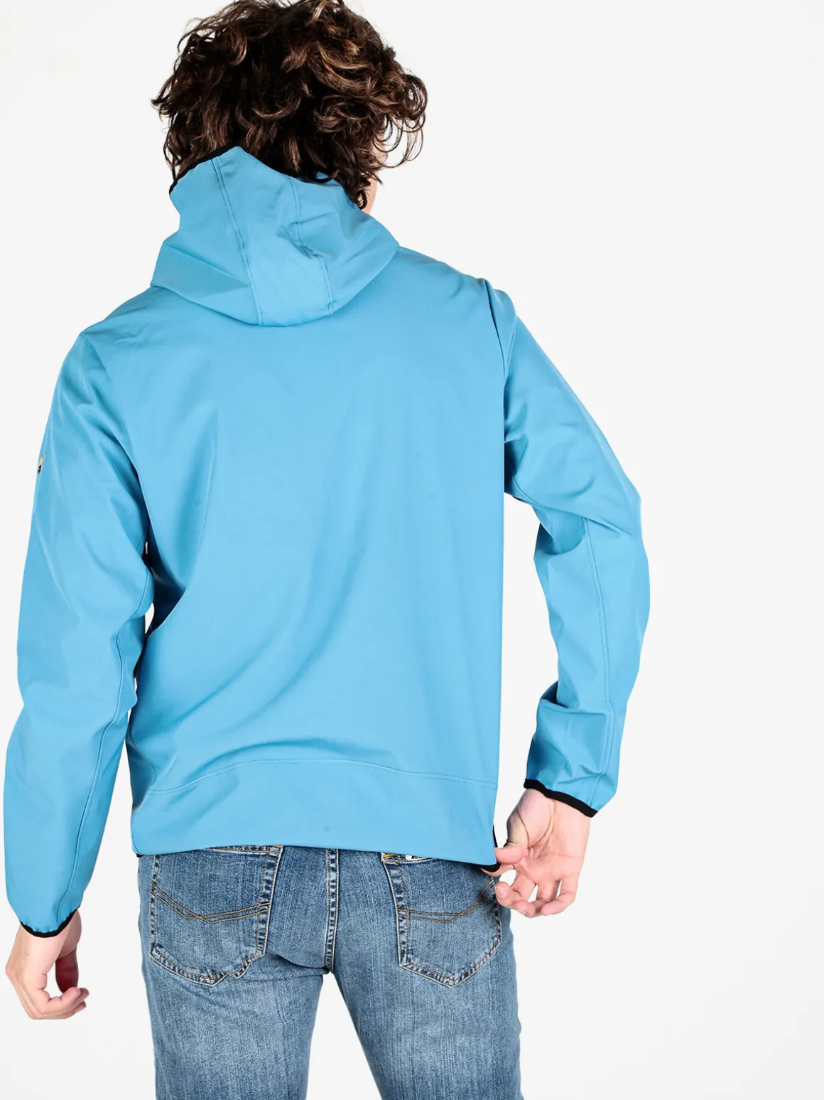 Athl Dpt Giacca sportiva da uomo impermeabile con cappuccio e zip