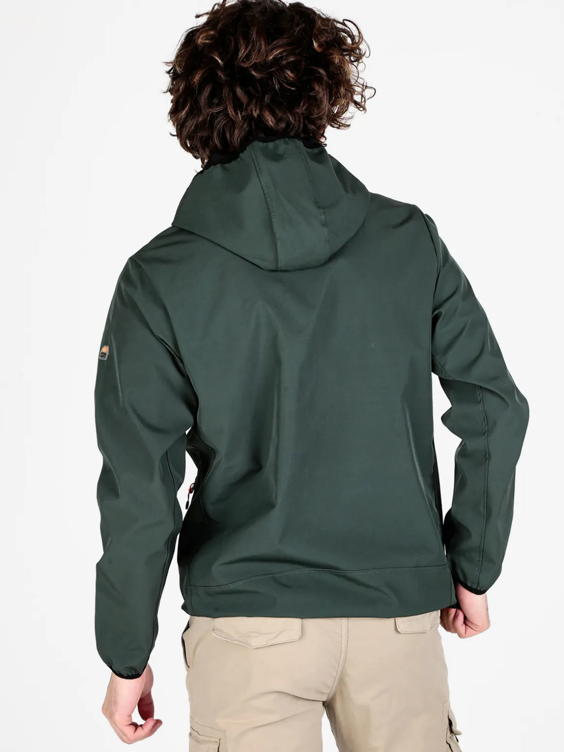 Athl Dpt Giacca sportiva da uomo impermeabile con cappuccio e zip