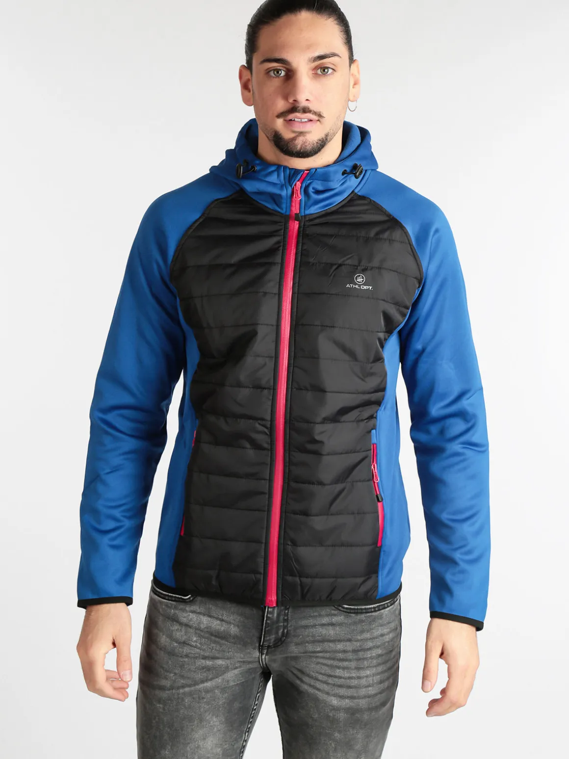 Athl Dpt Giacca sportiva da uomo con cappuccio