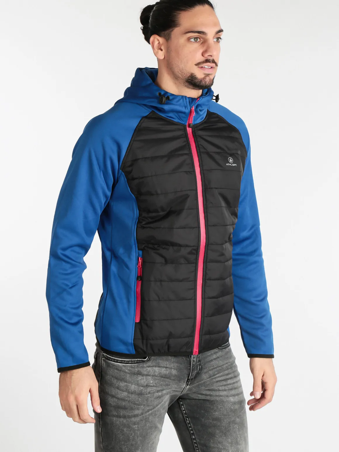 Athl Dpt Giacca sportiva da uomo con cappuccio