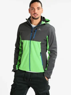 Athl Dpt Giacca uomo impermeabile con cappuccio