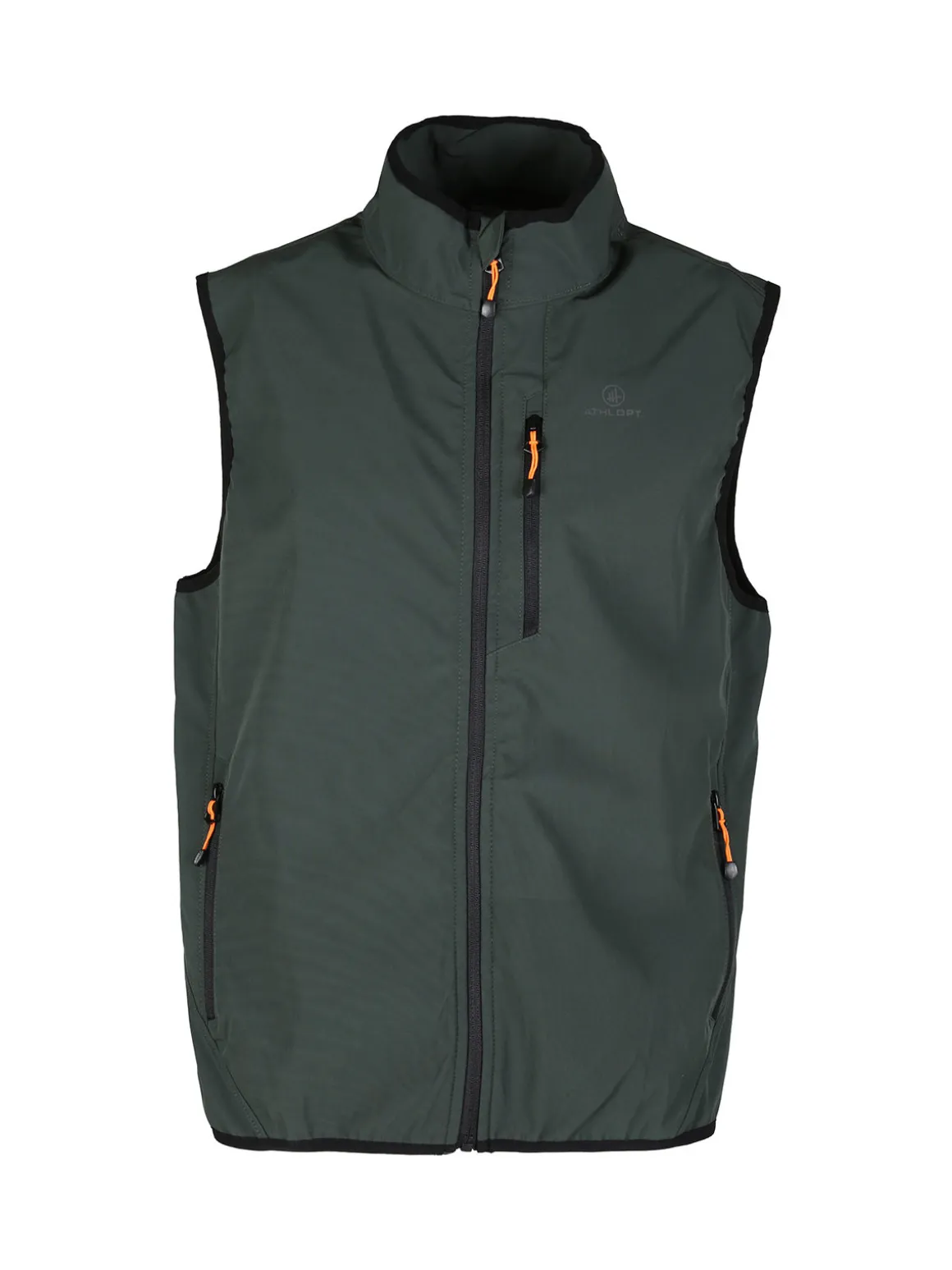 Athl Dpt Gilet da uomo impermeabile con zip