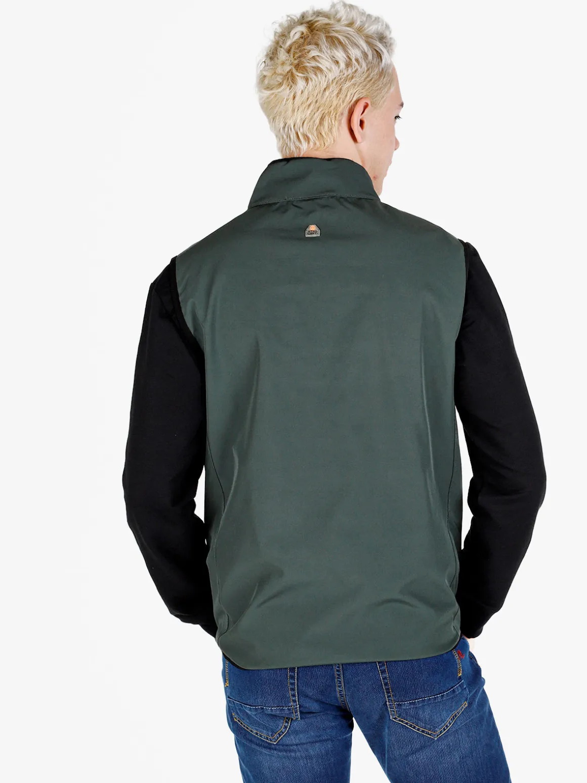 Athl Dpt Gilet da uomo impermeabile con zip