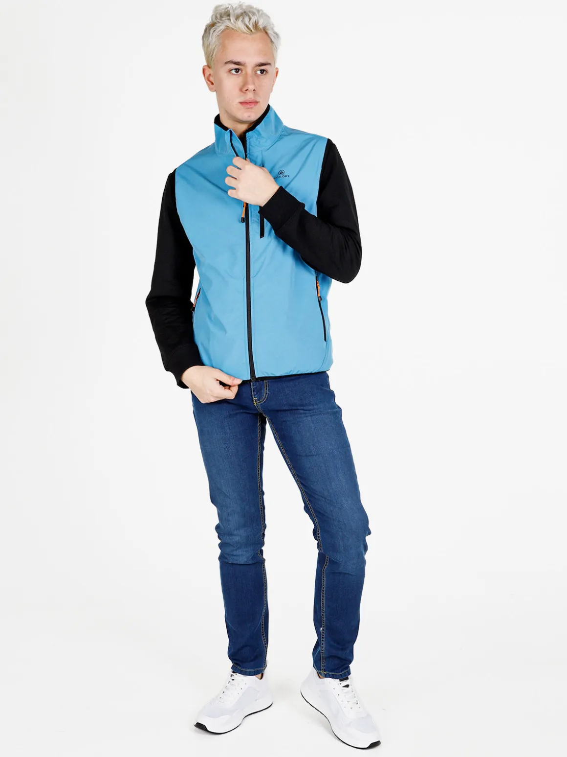 Athl Dpt Gilet da uomo impermeabile con zip