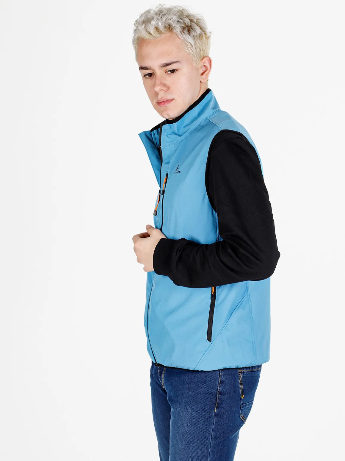 Athl Dpt Gilet da uomo impermeabile con zip
