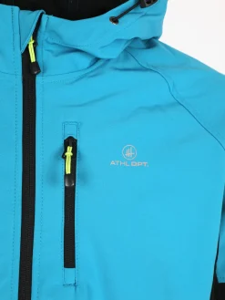 Athl Dpt Giubbino da uomo impermeabile con cappuccio