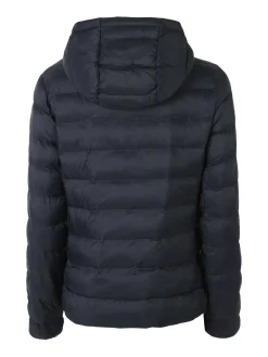 Athl Dpt Giubbino donna 100 grammi con cappuccio e zip - blu scuro