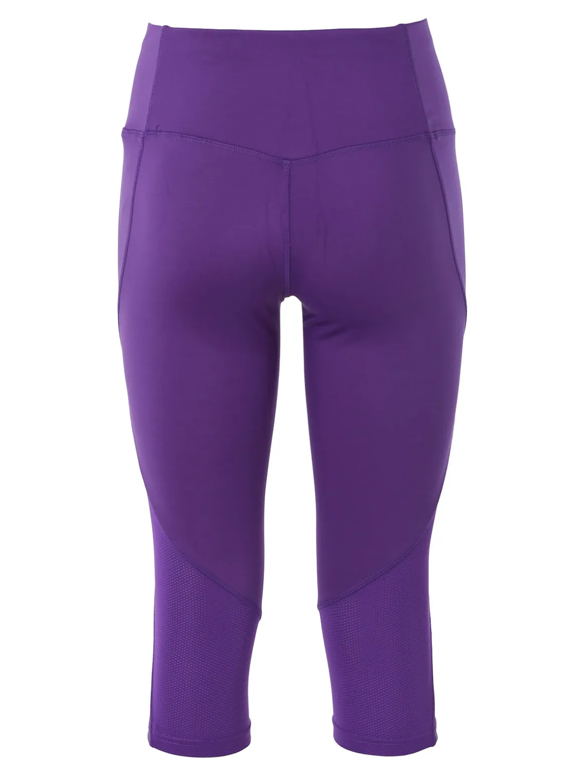 Athl Dpt Leggings donna tre quarti sportivi elasticizzati - viola