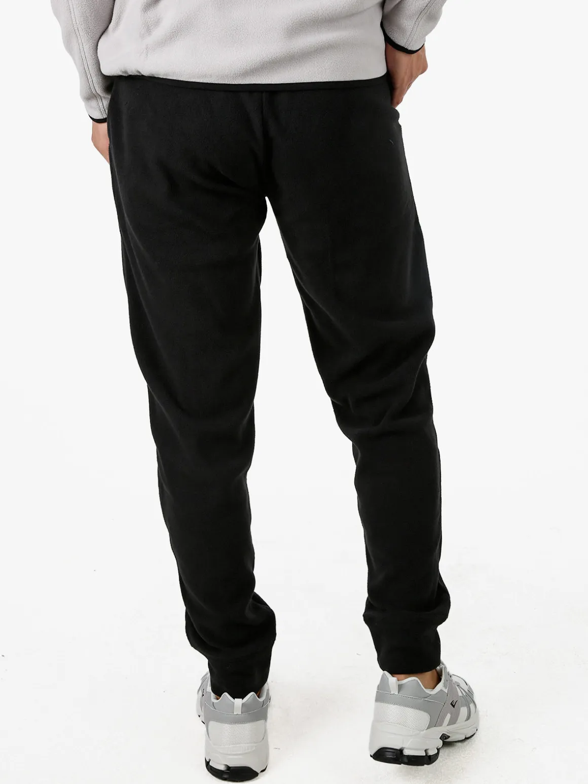 Athl Dpt Pantaloni in pile da uomo - nero