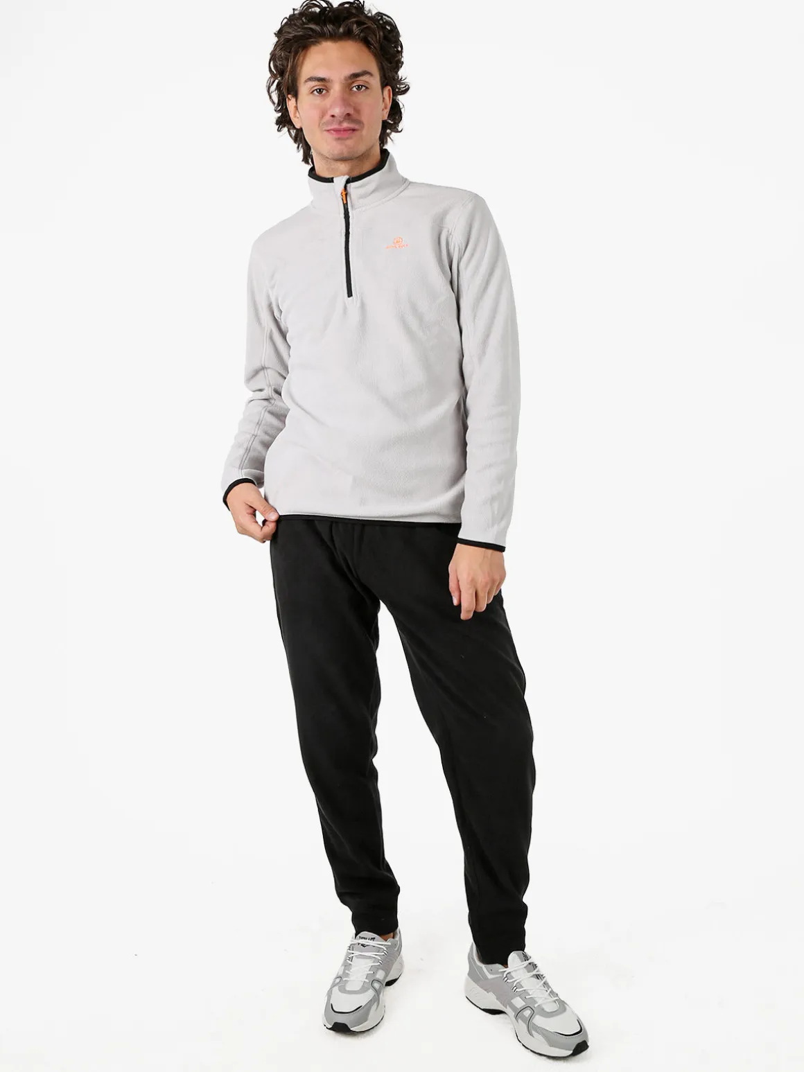 Athl Dpt Pantaloni in pile da uomo - nero