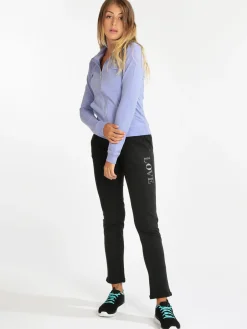 Athl Dpt Pantaloni sportivi in felpa donna con strass