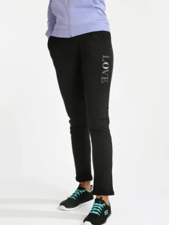 Athl Dpt Pantaloni sportivi in felpa donna con strass