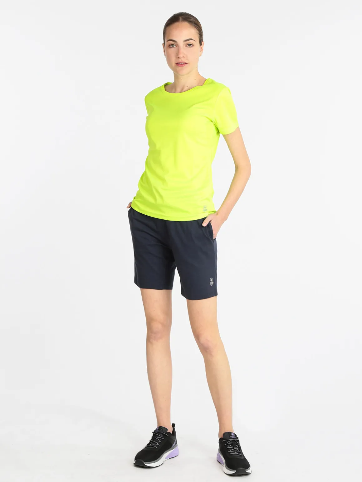 Athl Dpt Shorts sportivi donna con coulisse