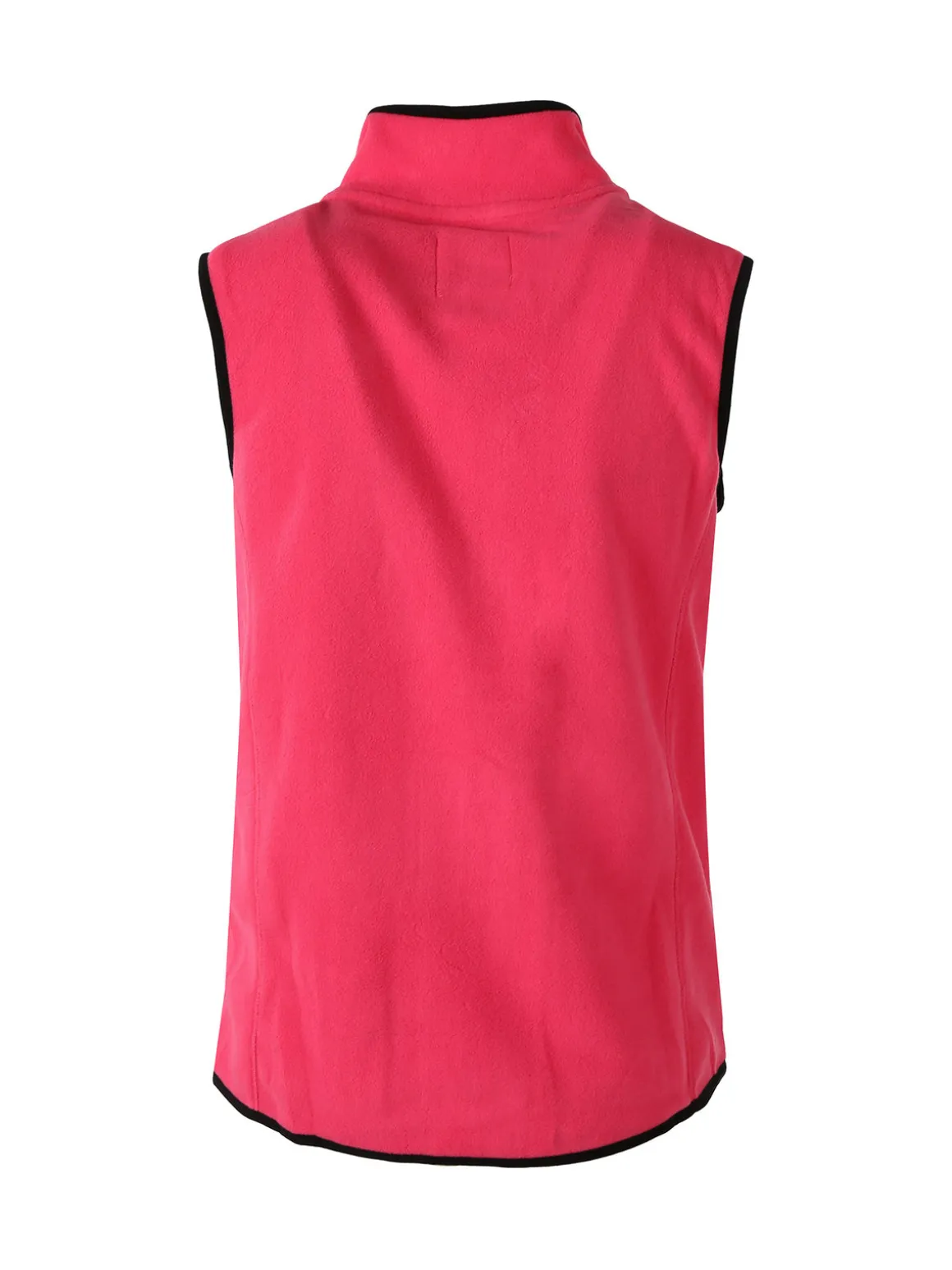 Athl Dpt Smanicato donna in pile con zip - fragola