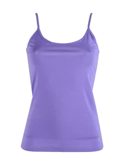 Athl Dpt Top donna in cotone con spalline sottili