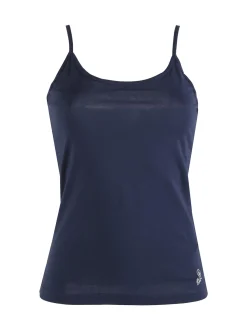 Athl Dpt Top donna in cotone con spalline sottili