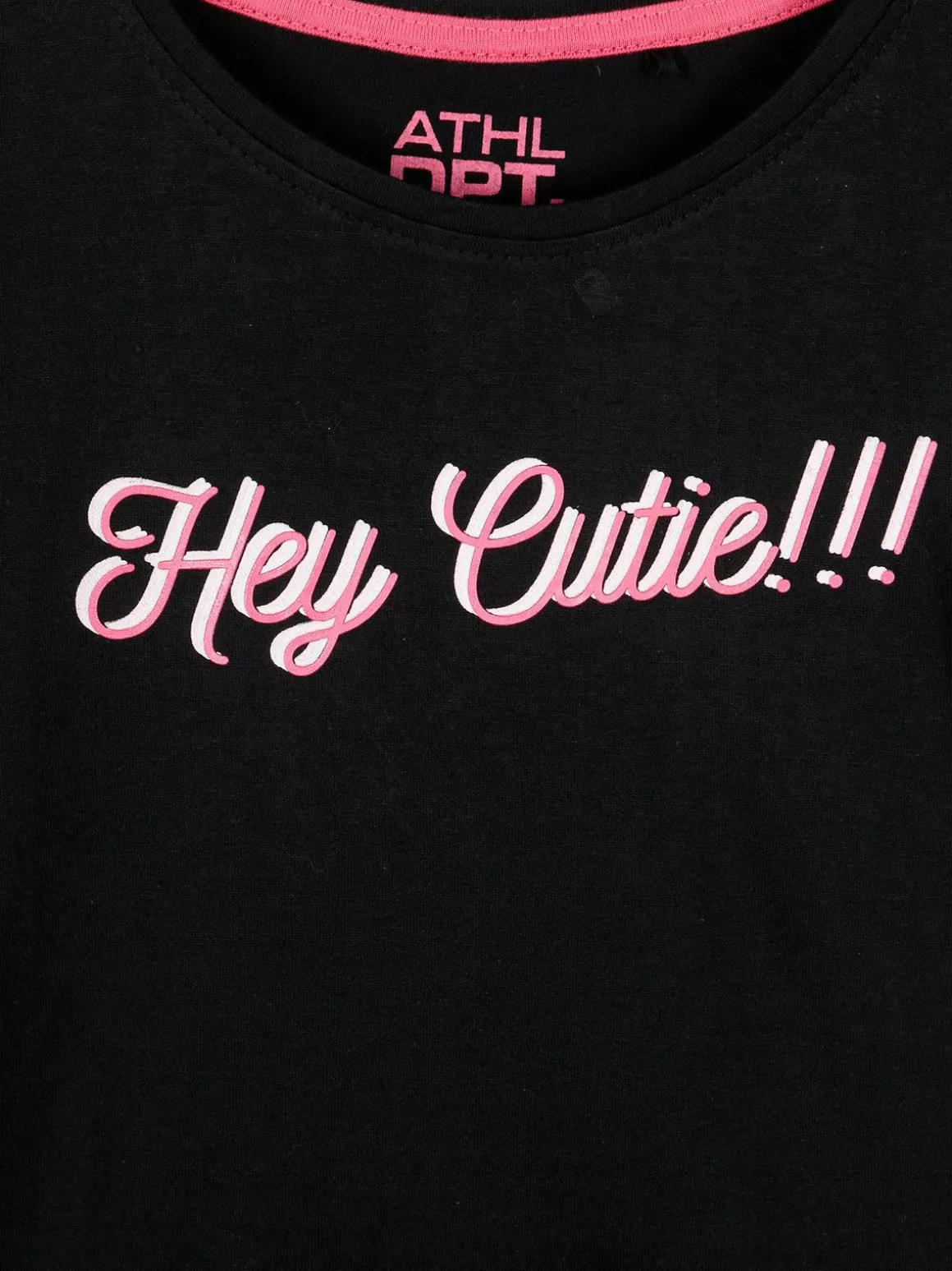 Athl Dpt T-shirt con scritta