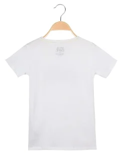 Athl Dpt T-shirt con scritta e glitter