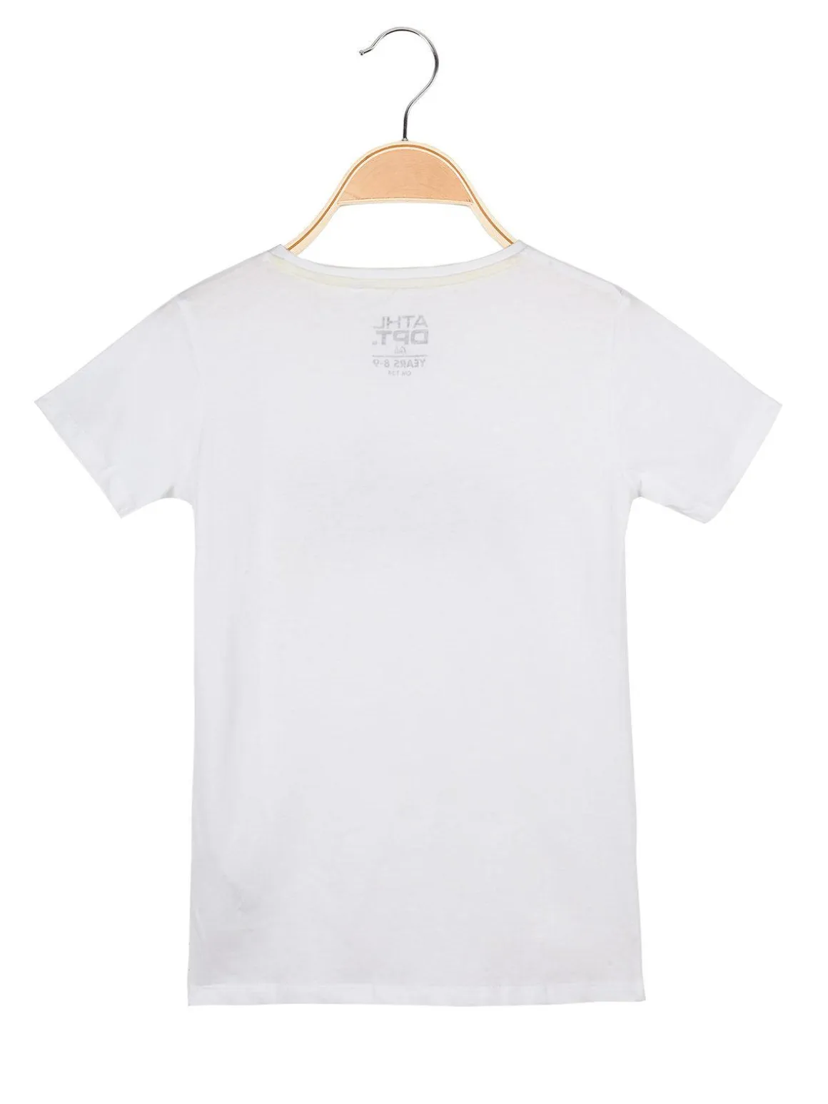 Athl Dpt T-shirt con scritta e glitter