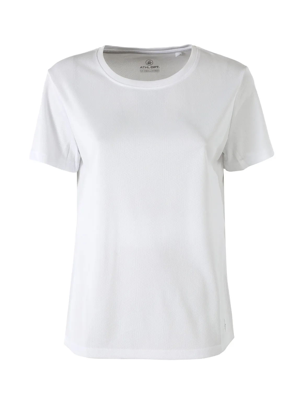 Athl Dpt T-shirt donna sportiva in tessuto traspirante - bianco