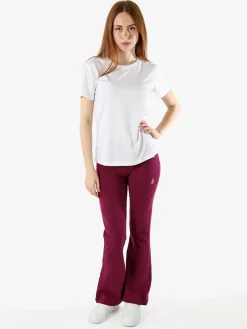 Athl Dpt T-shirt donna sportiva in tessuto traspirante - bianco