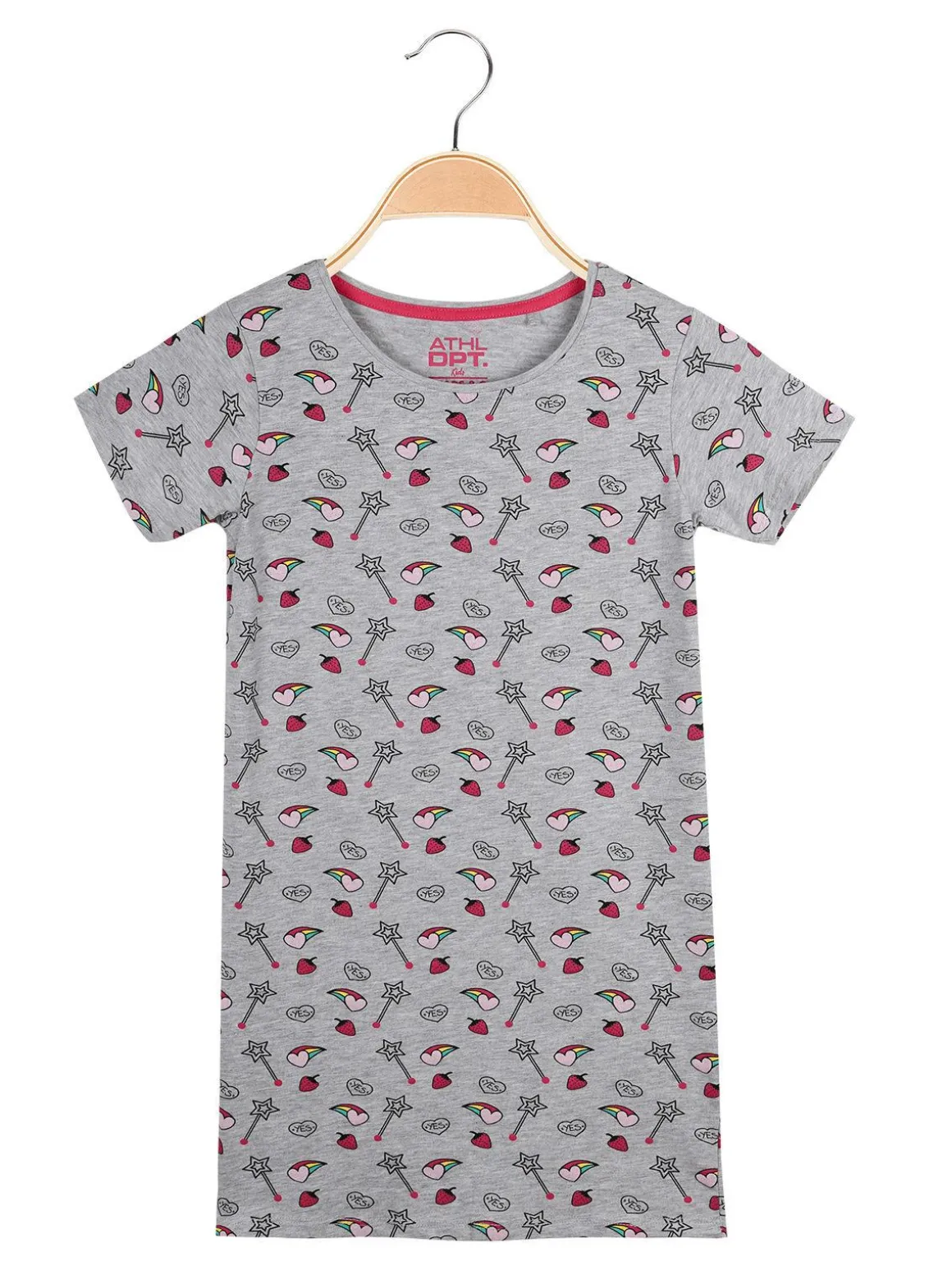 Athl Dpt T-shirt lunga con disegni