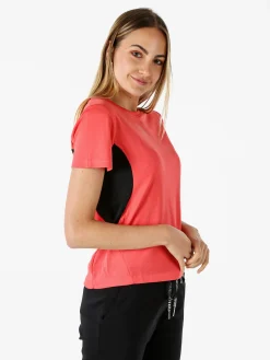 Athl Dpt T-shirt sportiva da donna traspirante - arancione