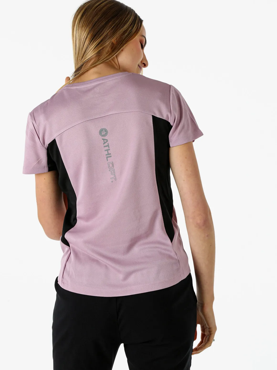 Athl Dpt T-shirt sportiva da donna traspirante - lilla