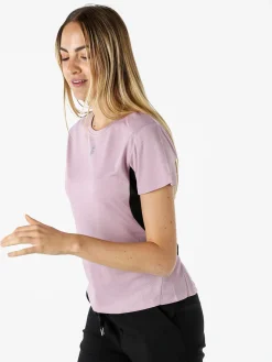 Athl Dpt T-shirt sportiva da donna traspirante - lilla