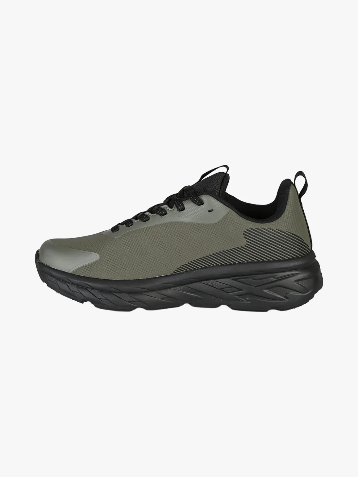Australian ALPHA Sneakers uomo sportive con suola alta - militare