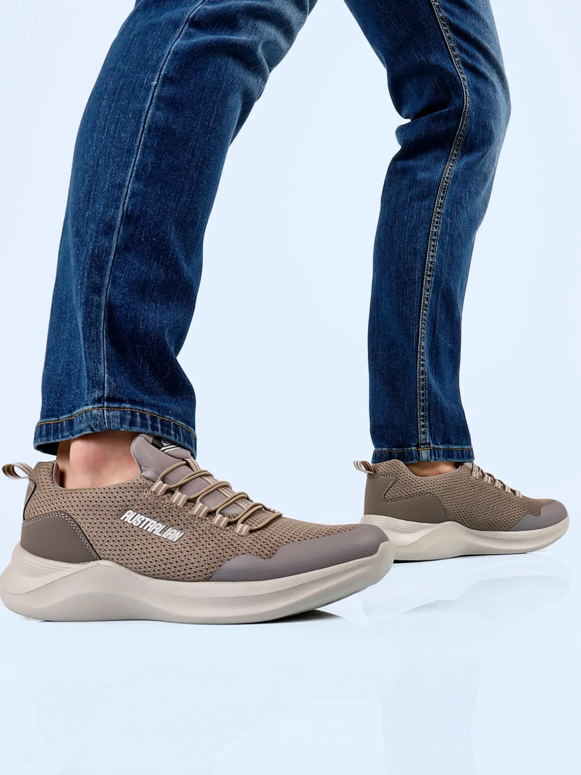 Australian COMFY Sneakers sportive da uomo con lacci elastici