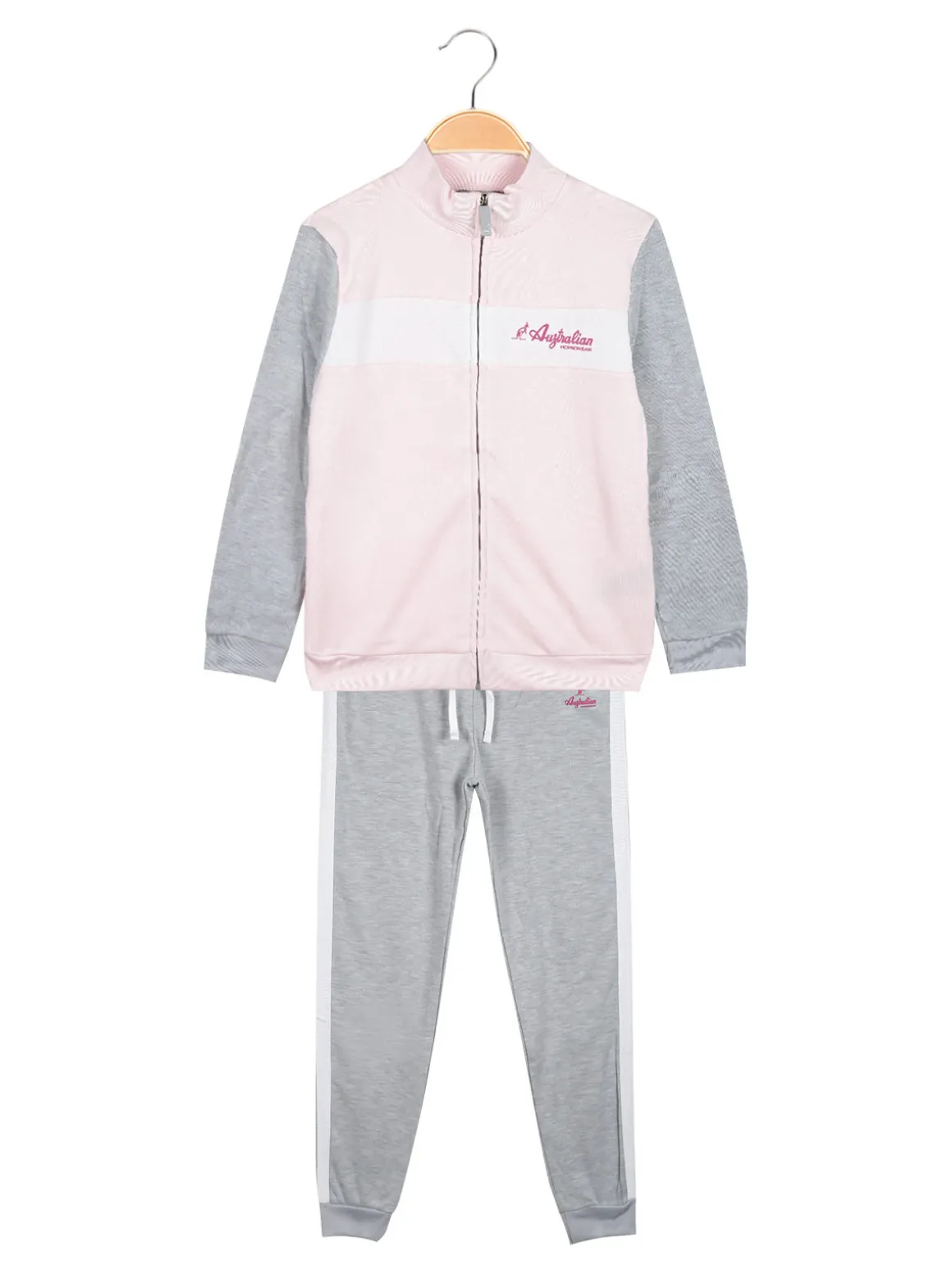 Australian Completo tuta sportiva da bambina 2 pezzi bicolor