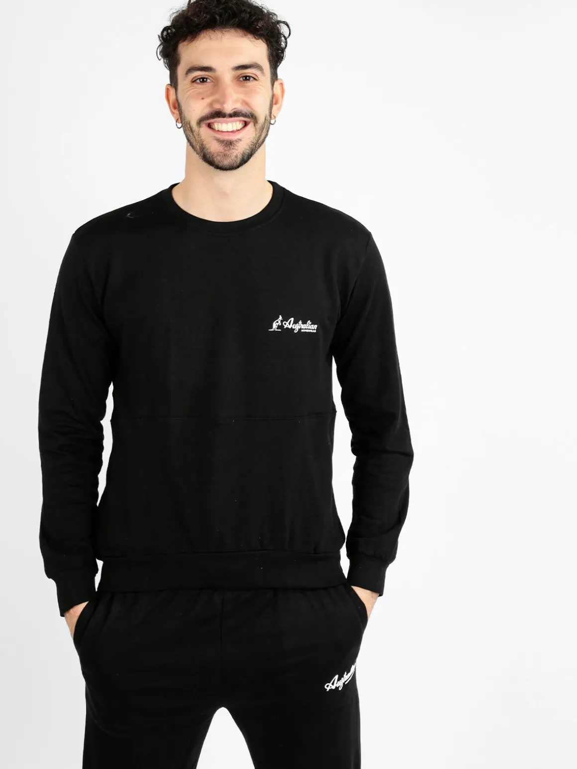 Australian Felpa girocollo uomo